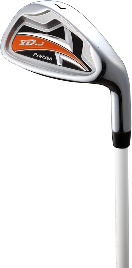 Precise XD-J Junior Complete Golf Club Set for Children | 3 Age Groups Boys & Girls | Right Hand & Left Hand Kids Golf Clubs Set w/ 2 HC's, Flex Shafts & Lightweight Stand Bag with Dual Straps