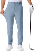 QPNGRP Men's Golf Pants 30"/32"/34" Inseam Lightweight Stretch Work Dress Pants