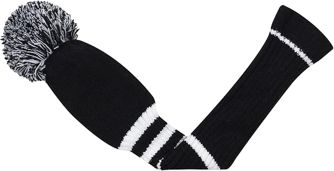 Scott Edward 1/3/4PCS Multi-Style Optional Individualized Knit Golf Club Head Covers, Driver Wood(460cc) Fairway Wood and Hybrid(UT)，for Male/Female Golfers,Custom