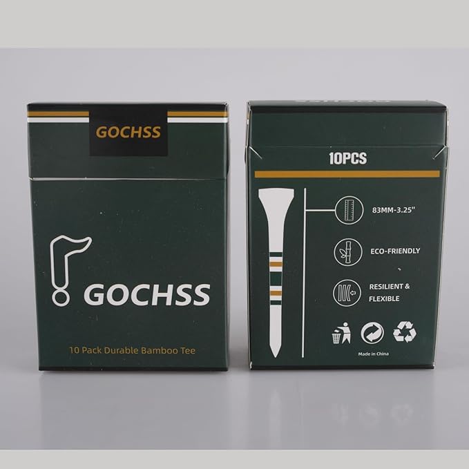 Premium Bamboo Golf Tees (83mm)
