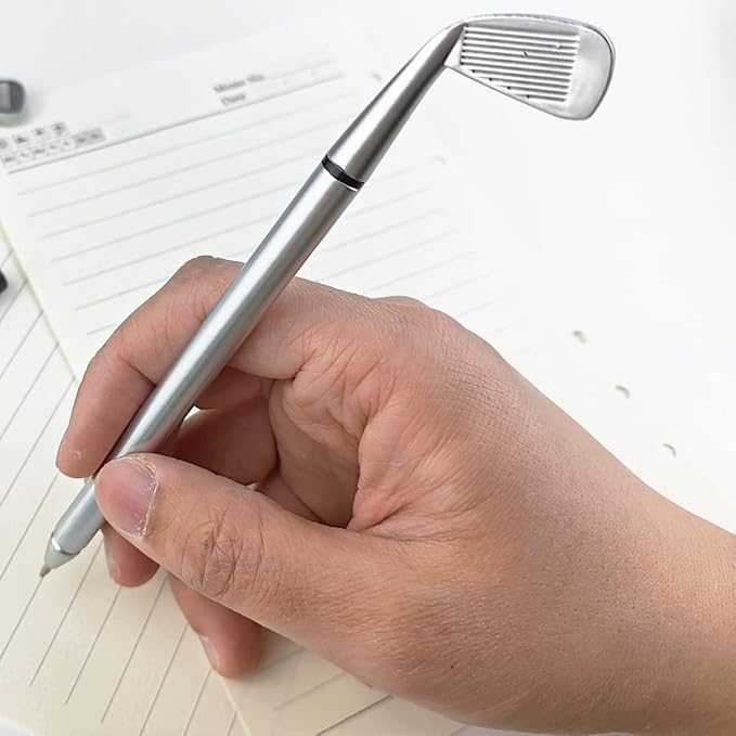 TIHOOD 25PCS Golf Ballpoint Pen Funny Sports Golfing Club Props Black Gel Ink for Students Coworkers Boss Office Dad