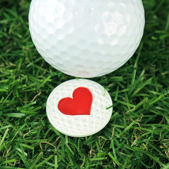 Myartte Creative Golf Ball Marker Soft Enamel Golf Markers 24.4MM Assorted 5 Pcs