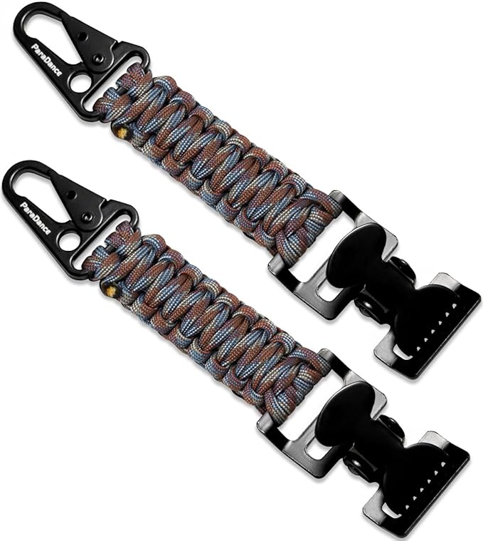 Tactical Glove Clips Work Glove Holders Strap w/Metal Alligator for Duty Belt Backpack Camping Hiking Construction