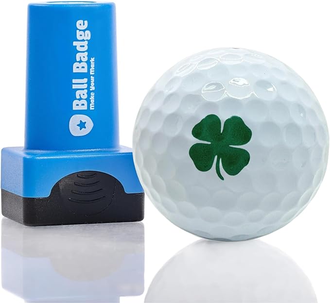 Ball Badge - Golf Ball Stamp (The Icon Series), Golf Ball Marker, Reusable Golf Ball Marking Tool to Identify Golf Balls