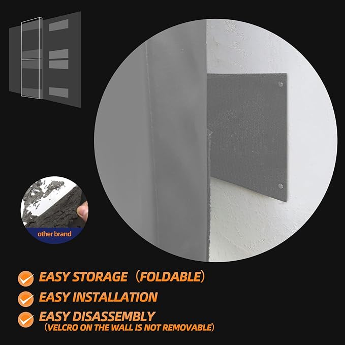 PROGOAL Gym Wall Paddings Basketball Court Wall Protection Pad - 2”Thick Foam Wall Mat Durable Protector for Wall-Mounted Basketball Hoops Garage Taekwondo（60" Lx20 W）