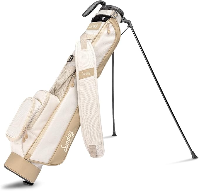 The Original Sunday Golf Loma Bag – Lightweight Golf Bag with Strap & Stand, Easy to Carry Pitch n Putt Stand Bag for Driving Range, Par 3 & Executive Courses, 31 Inches