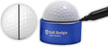 Ball Badge Aim Stripe - 360 Degree Golf Ball Line Marker Kit with Golf Bag Attachment for Perfect Alignment and Precision Putting