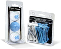 Team Golf NCAA Logo Imprinted Golf Balls (3 Count) & 2-3/4" Regulation Golf Tees (50 Count), Multi Colored