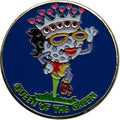 Queen of The Green Golf Ball Marker and Matching Hat Clip