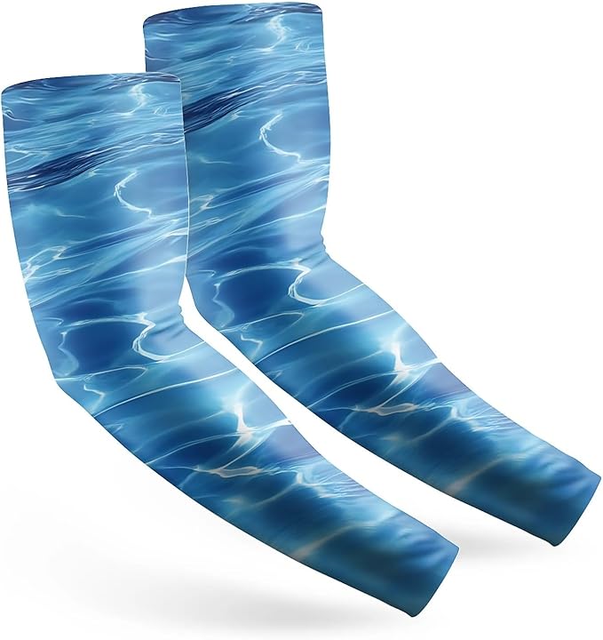 Cooling Arm Cover For Men & Women - Uv Sun Protection Arm Sleeves For Driving Golfing Fishing Cycling Hiking (L)