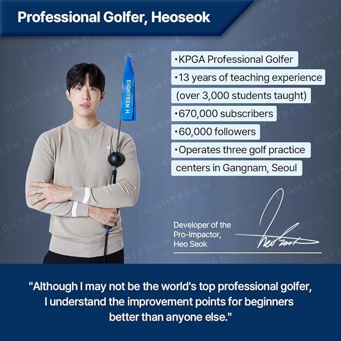 Fast Swing Golf Trainer Speed Distance Training Aid for Long Drives Pro Heoseok