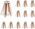 12PCS 6 Legs Universal Golf Shaft Adapter Shims, Brass Shim for Golf Shafts Iron Fits Ferrules .335 .350 .355 .370 Golf Club Parts Adjustable Accessories