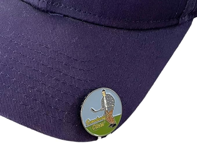 Balanced Co. Funny Golf Hat Clip with Enamel Magnetic Ball Marker
