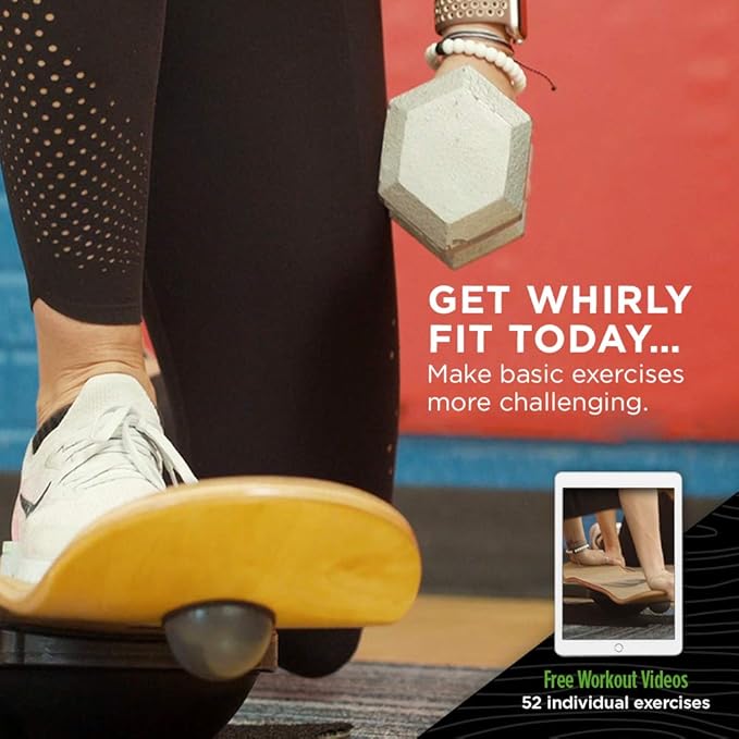 Whirly Board Spinning Balance Board & Agility Training Equipment