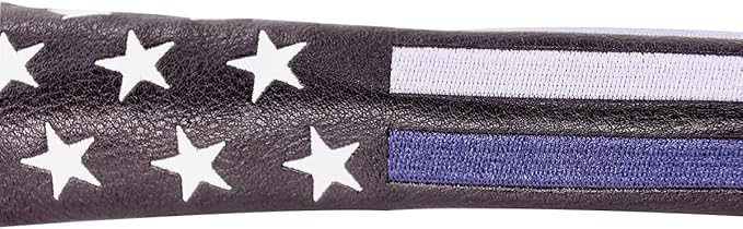 Craftsman Golf Blue Strips Stars Mallet Mid-Mallet Blade Putter Head Cover Headcover Magnetic Closure Alignment Stick Case Holder