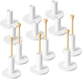 40 Pcs Rubber Golf Tees for Mats, Golf Tee Holder for Driving Range & Simulator, Unbreakable Golf Mat Tee - Golf Accessories for Indoor & Outdoor Practice, 2 Sizes Rubber Tees & 2 Sizes Tees