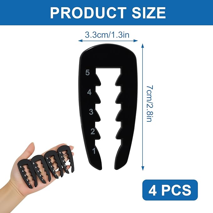 4 Pcs Golf Tee Height Setter, Adjustable Ball Seat Height, Training Aid for Consistent Swings, Distance & Accuracy, Easy-to-Use Training Tool for Beginners and Enthusiasts