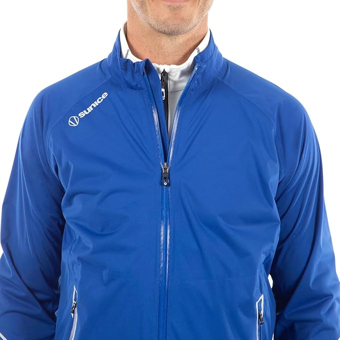 Sunice Performance Apparel - Jay Men’s Waterproof Breathable Ultra Lightweight Hyper 4-Way Stretch Performance Jacket