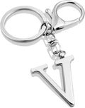 LAXPICOL Gold Letter A-Z Keychain for Women Bag Charms Purse Charms For Handbags Metal Alphabet Initial Letter Keychain