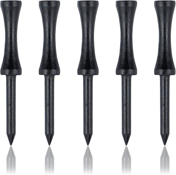 Step Down Golf Tees 2-1/8"or 2-3/4"or 3-1/4" 100 Count Wooden Golf Castle Tees