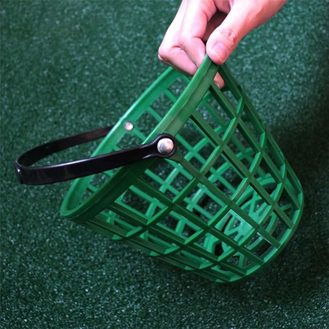 ZLY Golf Ball Basket, Golfball Container with Handle Ball Holder Contain Stadium Accessories