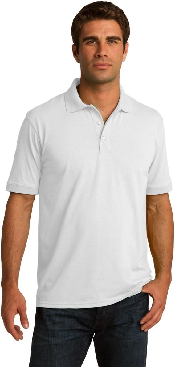 Clothe Co. Men's Big and Tall Polo Shirt, Men's Tall Polo Short Sleeve Performance Cotton Blend