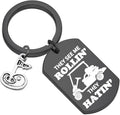 TIIMG They See Me Rollin They Hatin Keychain For Golf Lover Golf Cart Gift Golfer