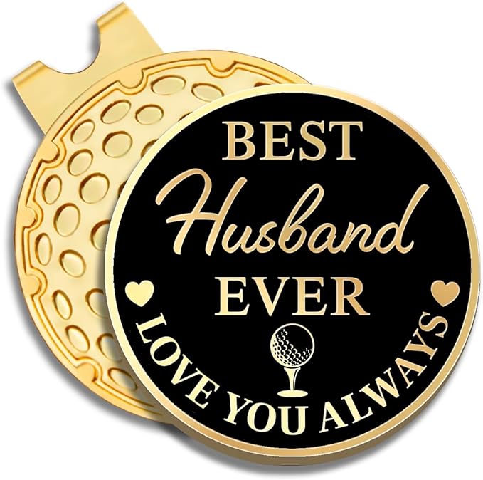I Love Golf So Much Ball Marker with Magnetic Hat Clip, Funny Golf Accessories Gifts for Men Women, Novelty Birthday Gifts for Men Women Golfer Fan