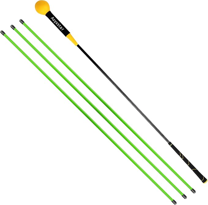 Golf Swing Trainer Aid - Power Flex Golf Swing Training aid for Strength and Tempo Golf Swing Speed Trainer Golf Training aid Golf Warm up Stick