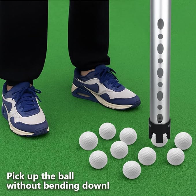 Golf Ball Retriever, Aluminum Golf Ball Picker Upper Tube