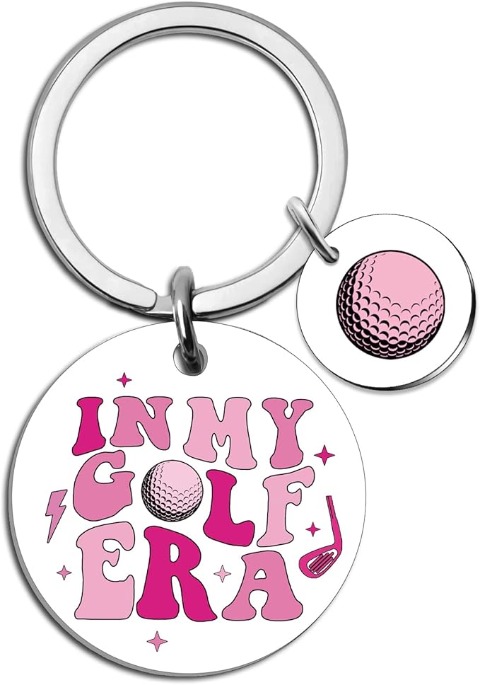Golf Gifts for Women Golf Keychain Gifts for Her Golfs Accessories for Women Girls Golfs Gift for Women Golfers Unique Birthday Christmas Gift for Golfer Stuff