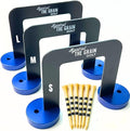 Golf Putting Gate 3 Pack with 6 Tees & Detachable Bases (Small, Medium, Large)