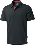 Men's Golf Shirts Dry Fit Moisture Wicking Performance Short Sleeve Collared Polo Shirts for Casual Athletic Business