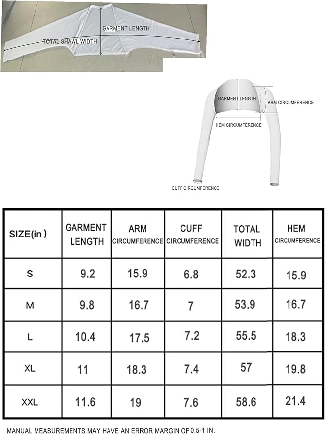 Advanced Cooling Shawl Arm Sleeve Sun Protection Comfortable & Breathable for Women Men