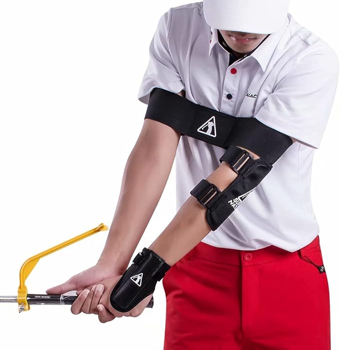 5-Piece Suit Golf Training Aids Swing and Putting, PGA Golf Posture Correction Tools for Beginner and Kid. Improving Gesture/Elbow/Wrist/Arm/Leg Posture,Forming The Correct Muscle Memory.