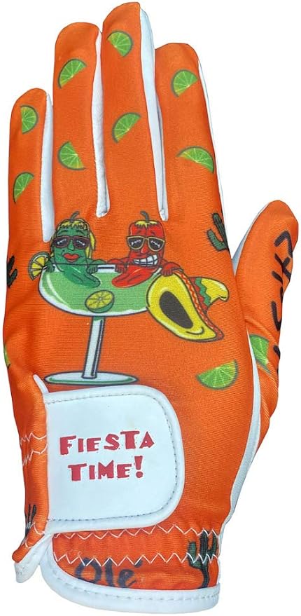 Giggle Golf Women's Golf Glove - Adjustable Strap, Left Hand Gloves for Women