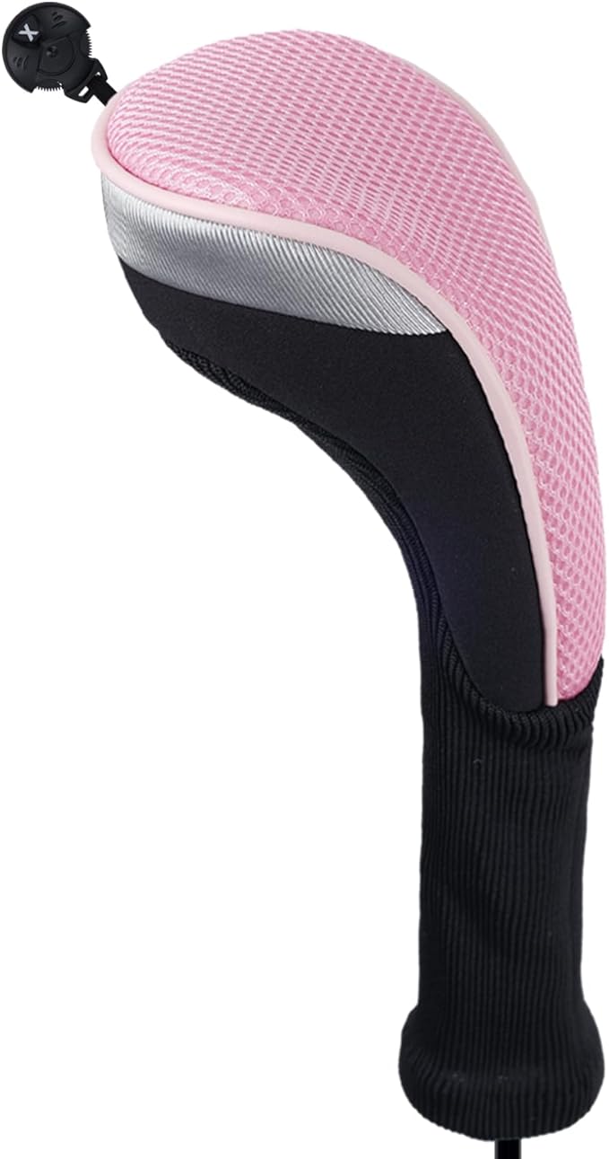 Andux 4pcs/Pack Long Neck Golf Hybrid Club Head Covers Dial No. Tag CTMT-02