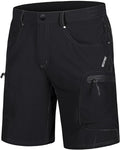 TACVASEN Men's Hiking Cargo Shorts 10" with Zipper Pockets Quick Dry Casual Stretch Golf Work Short Outdoor Summer