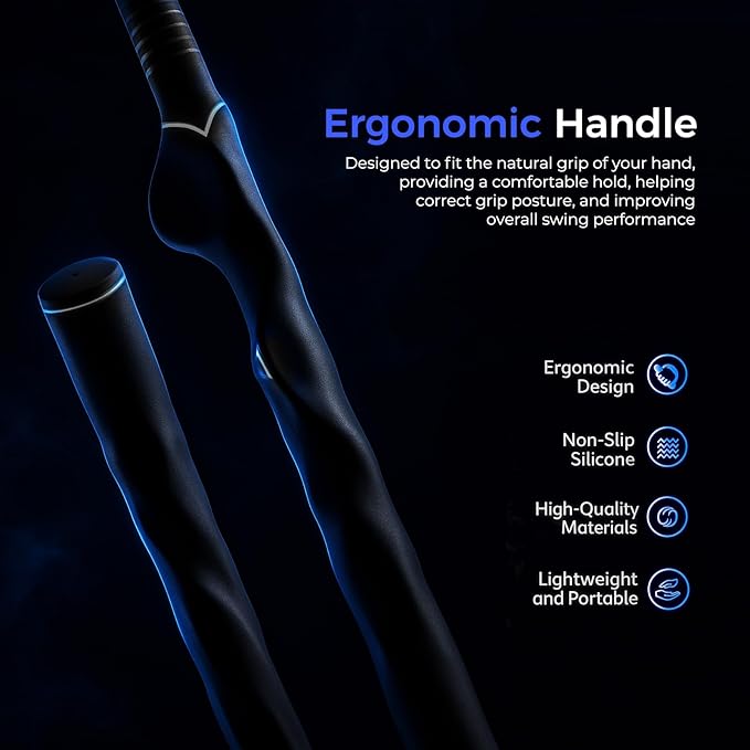 Golf Rope Swing Trainer, Professional Golf Training Aid and Posture Corrector, Improve Tempo Accuracy Practice Equipment for Beginners and Experienced Golfers
