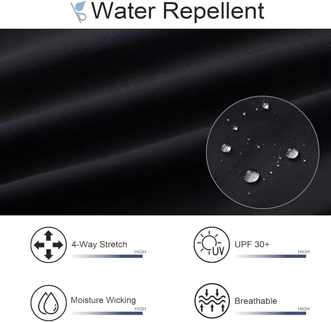 M MAELREG Golf Pants Men Quick Dry - 30"/32"/34" Stretch Lightweight 5 Pockets Water-Resistant Casual Mens Dress Pants
