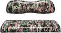 Seat Cover Replacement for Yamaha Drive or G-29 Golf Cart - Front Bench Seat - Premium Marine Vinyl - 5 Panel Stitching - Staple On Installation - Two-Tone Golf Cart Seat Covers (Woodland Camo)