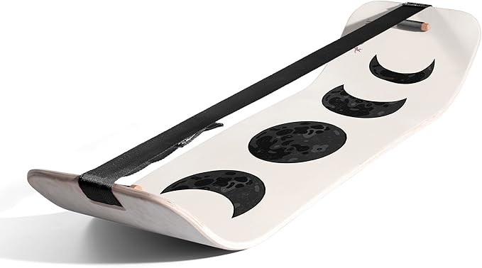GIBBON SlackBoard - GiBoard Balance Board - Gift for Kids & Adults - 1 & 2 Line Options - Slackline Balance Trainer for Core Workouts, Standing Desk Exercise, Home Gym, Yoga & More