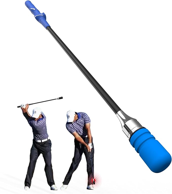 Rocalt Golf Swing Trainer for Right-Handed Players | Click Stick Tempo & Speed Training Aid with Click Sound, Improves Flexibility, Balance & Swing Rhythm