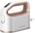 Newbealer Smart Steam Iron for Clothes - 1200W Professional-Grade Turbocharged 3 Steam & 3 Dry Heat Modes, 45s Heat-Up, 6oz Tank, Auto-Off, Nonstick Ceramic Soleplate for Home, RV & Hotel (Gold)