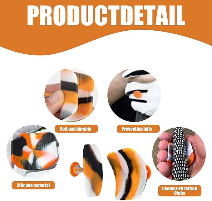 Golf Training Aid Swing Grip Pad, Posture Correction Tool, Non-Slip Swing Aid for Accuracy & Control