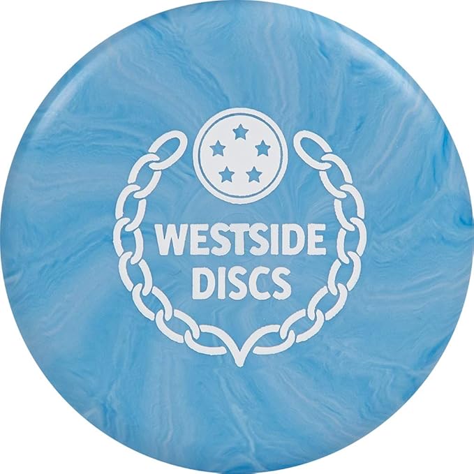 Westside Discs Origio Burst 4-Disc Golf Discs Set - Beginner Frisbee Golf Discs Set for Men - 1x Drivers, 1x Fairway Driver, 1x Midrange & 1x Putter Disc - Mini Marker Included - Colors Will Vary
