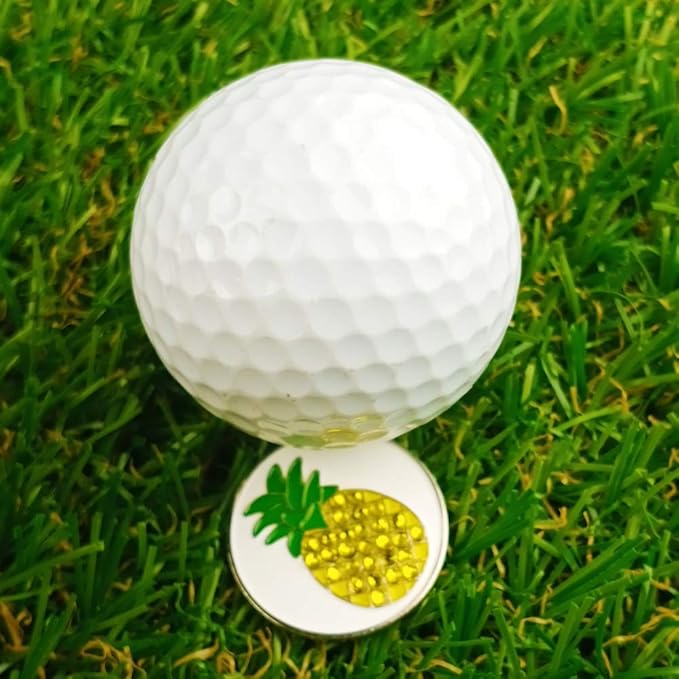 Golf Ball Markers with Hat Clips Value Sets for Men Women Golfer, Removable Attaches Easily to Golf Cap Premium Gifts