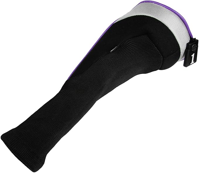 Andux 3pcs/Set Golf 460cc Driver Wood Club Head Covers Long Neck with No. Tags