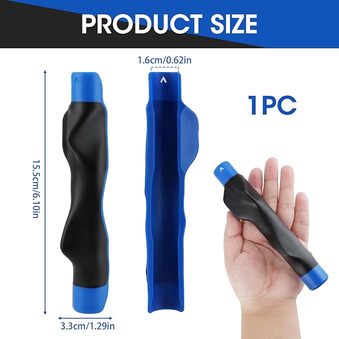 Ergonomic Golf Grip Trainer, Golf Swing Training Aid for Correct Hand Position, 6.1in Lightweight Club Grip Trainer Fits Most Golf Clubs