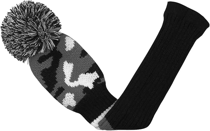 Scott Edward Knit Golf Head Covers for Woods Set of 3 Fits Well Driver(460cc) Fairway Wood and Hybrid(UT) The Perfect Change for Golf Bag